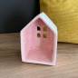 Preview: Windlicht Haus pastell rosa | Mooie Tijd